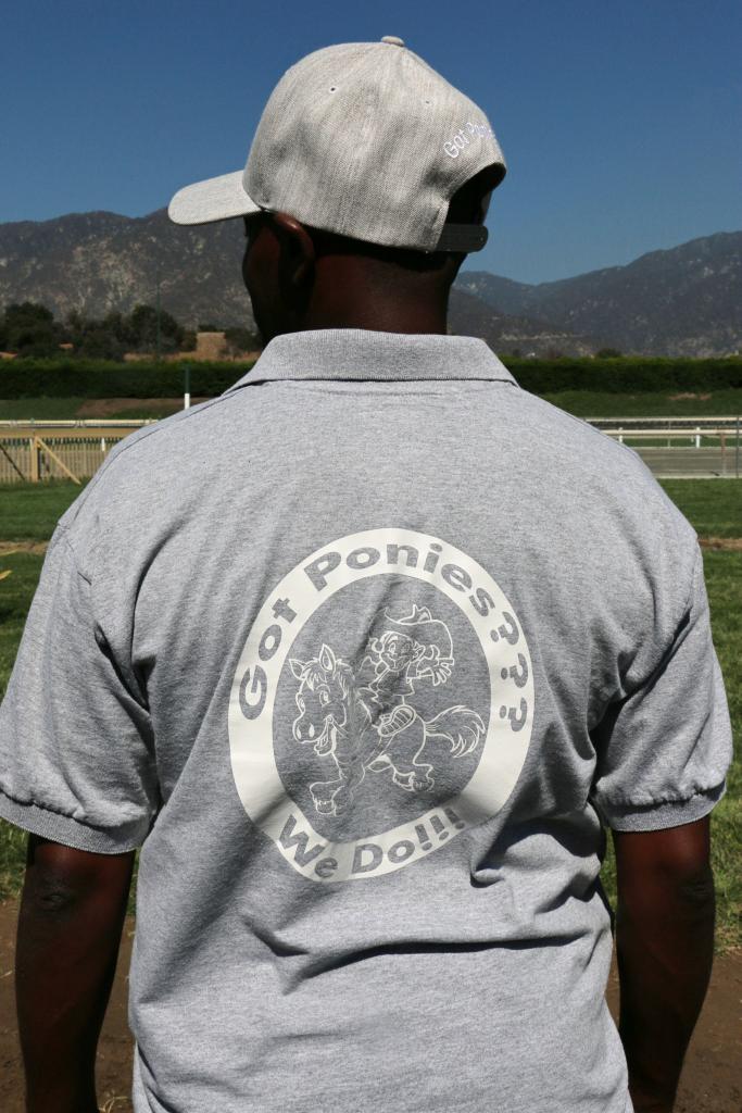 Gladney's "Got Ponies?" polo worn by his team. (Julie June Stewart photo)